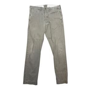 RRL Supply Company Utility Pants Olive Military Chino 34/32